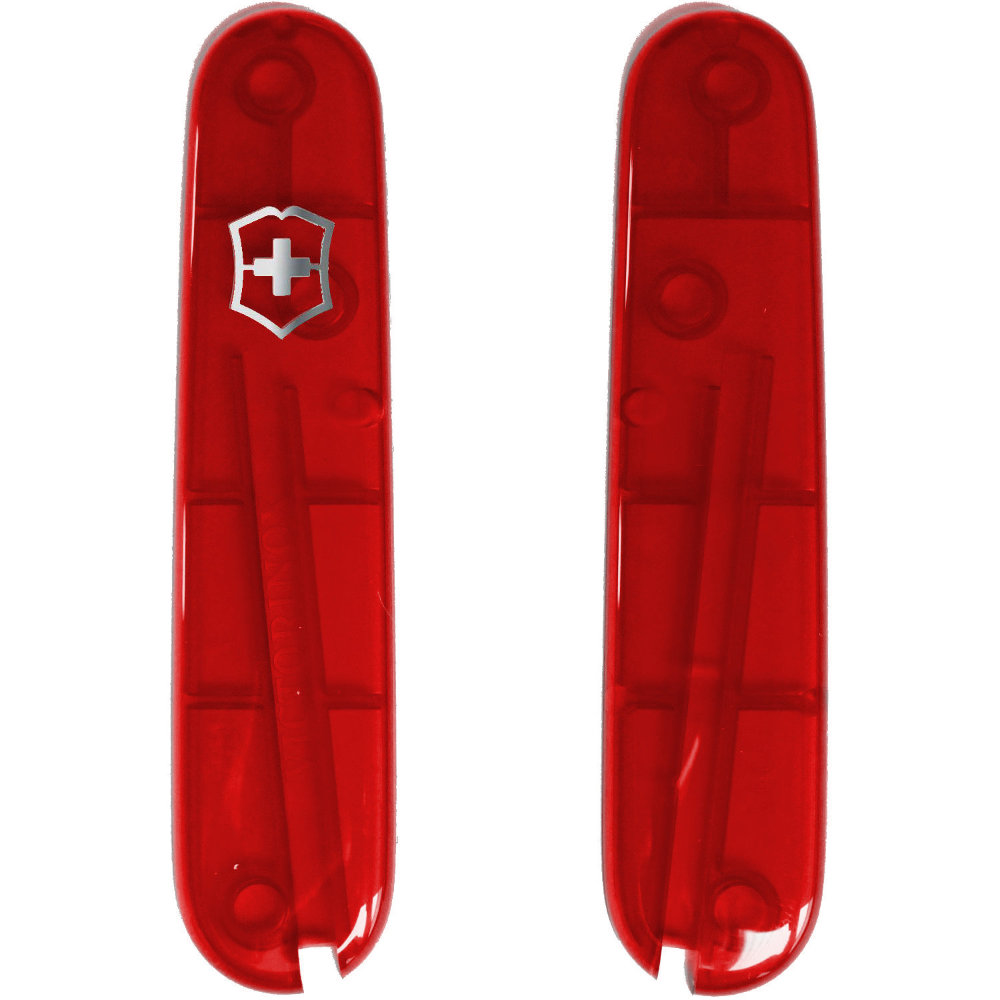 Victorinox Taschenmesser Ersatzschalen 84mm transparent rot