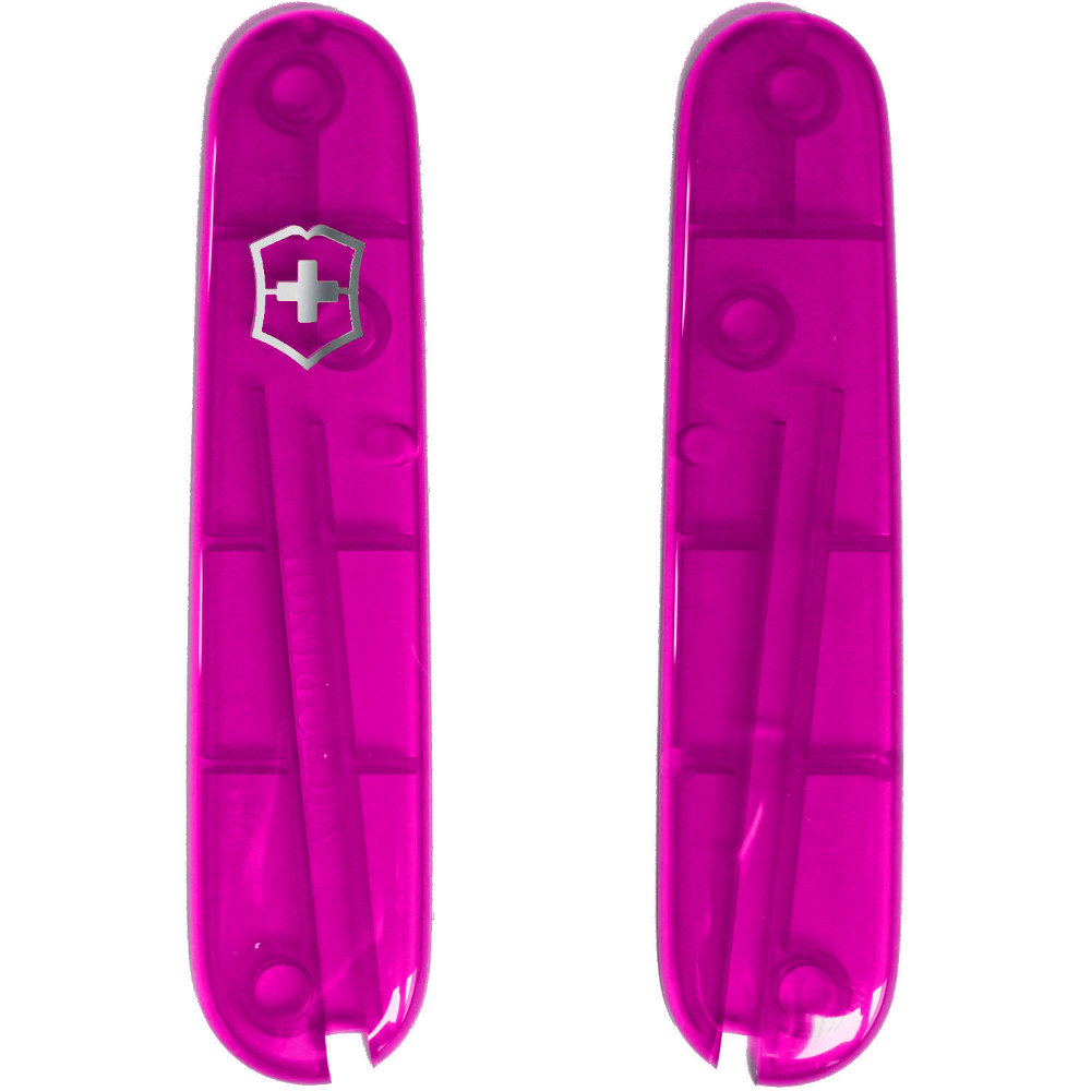 Victorinox Taschenmesser Ersatzschalen 84mm transparent pink