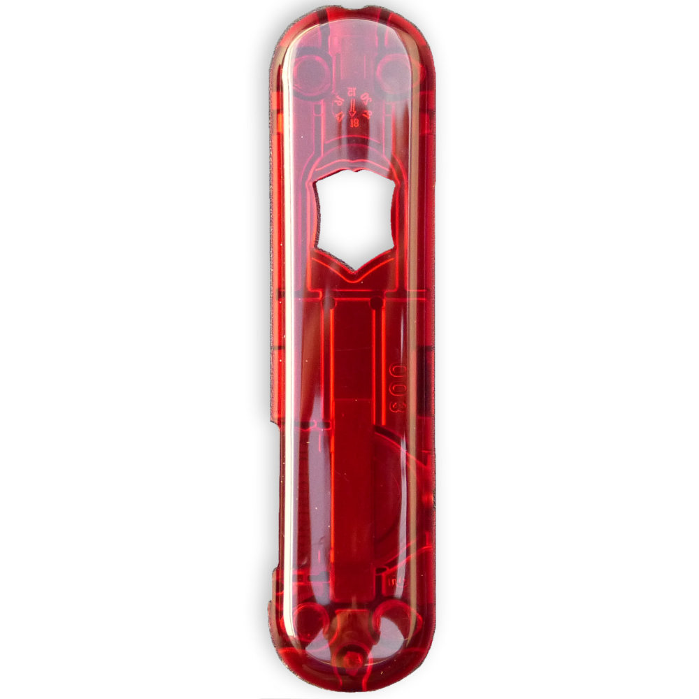 Victorinox Taschenmesser Ersatzschalen 58mm transparent rot