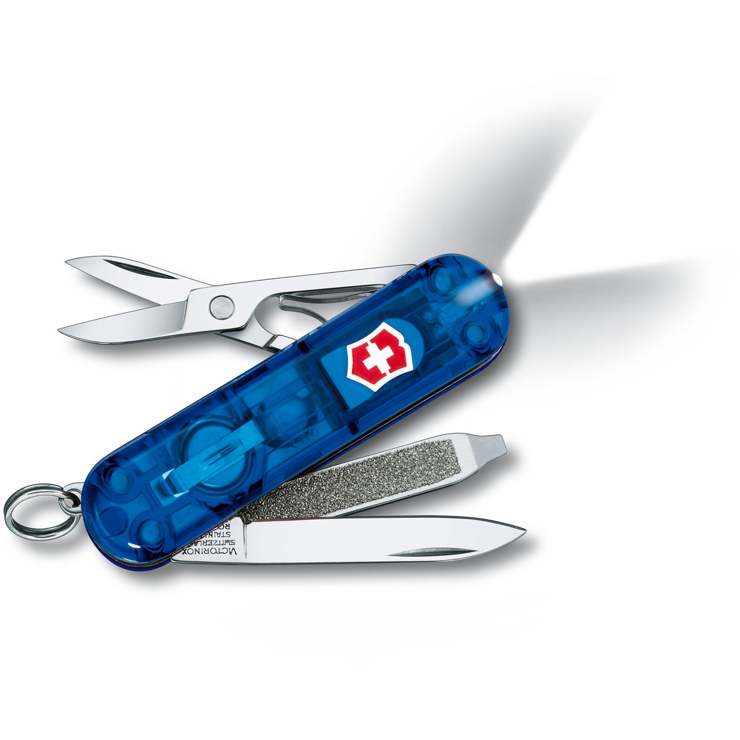Victorinox Taschenmesser SwissLite transparent blau Victorinox Taschenmesser SwissLite transparent blau