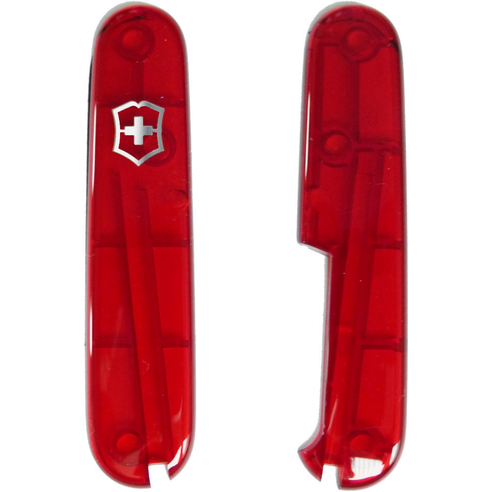Victorinox Taschenmesser Ersatzschalen 84mm transparent rot