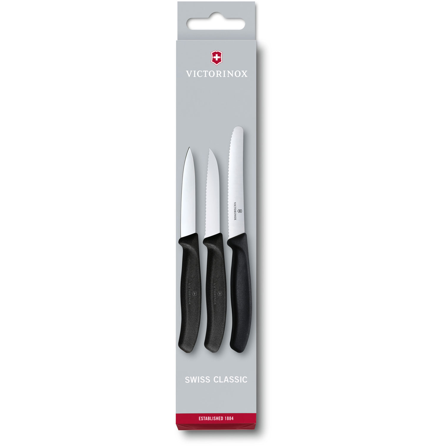 Victorinox Gemüsemesser-Set schwarz