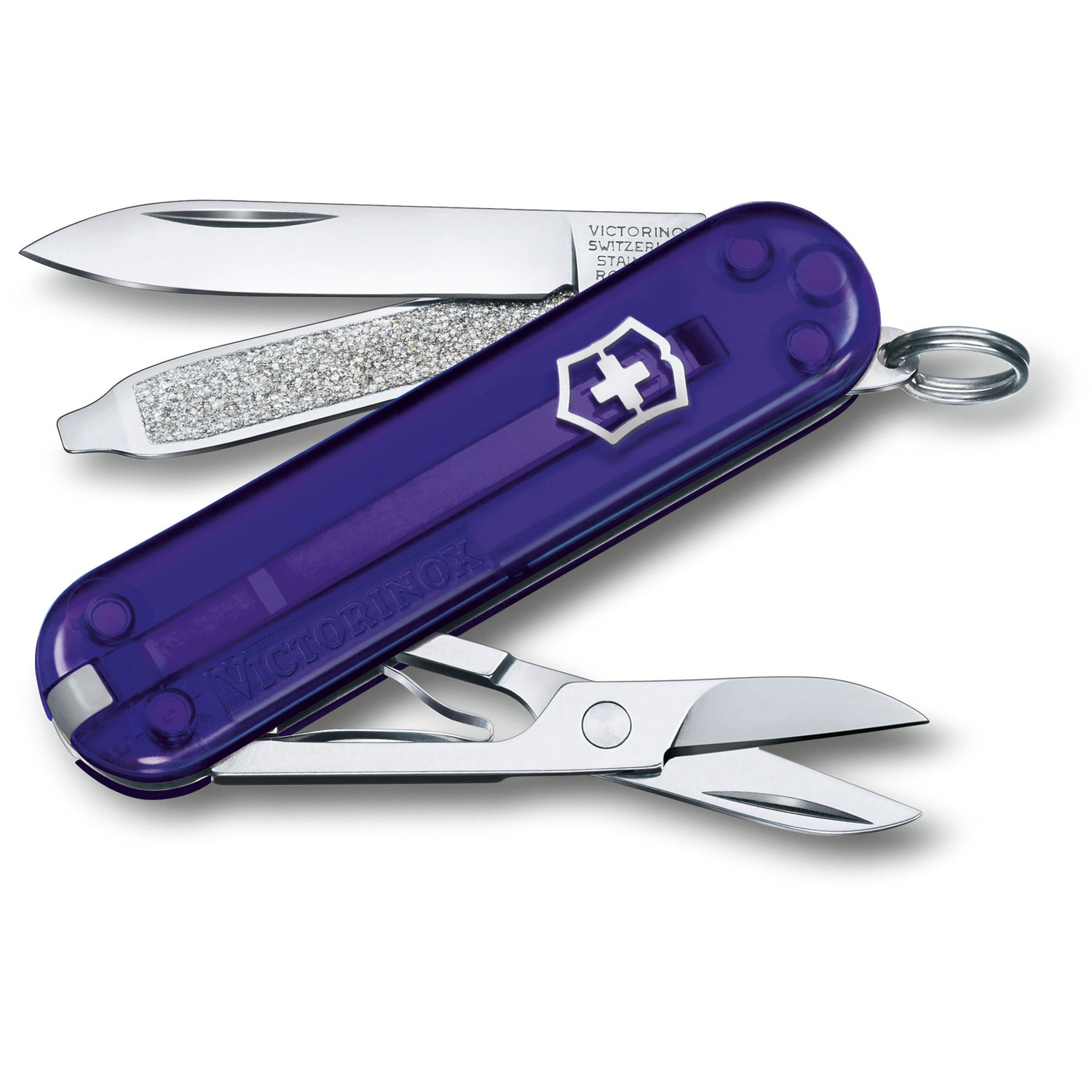 Victorinox Classic Colors Transparent Persian Indigo Victorinox Classic Colors Transparent Persian Indigo