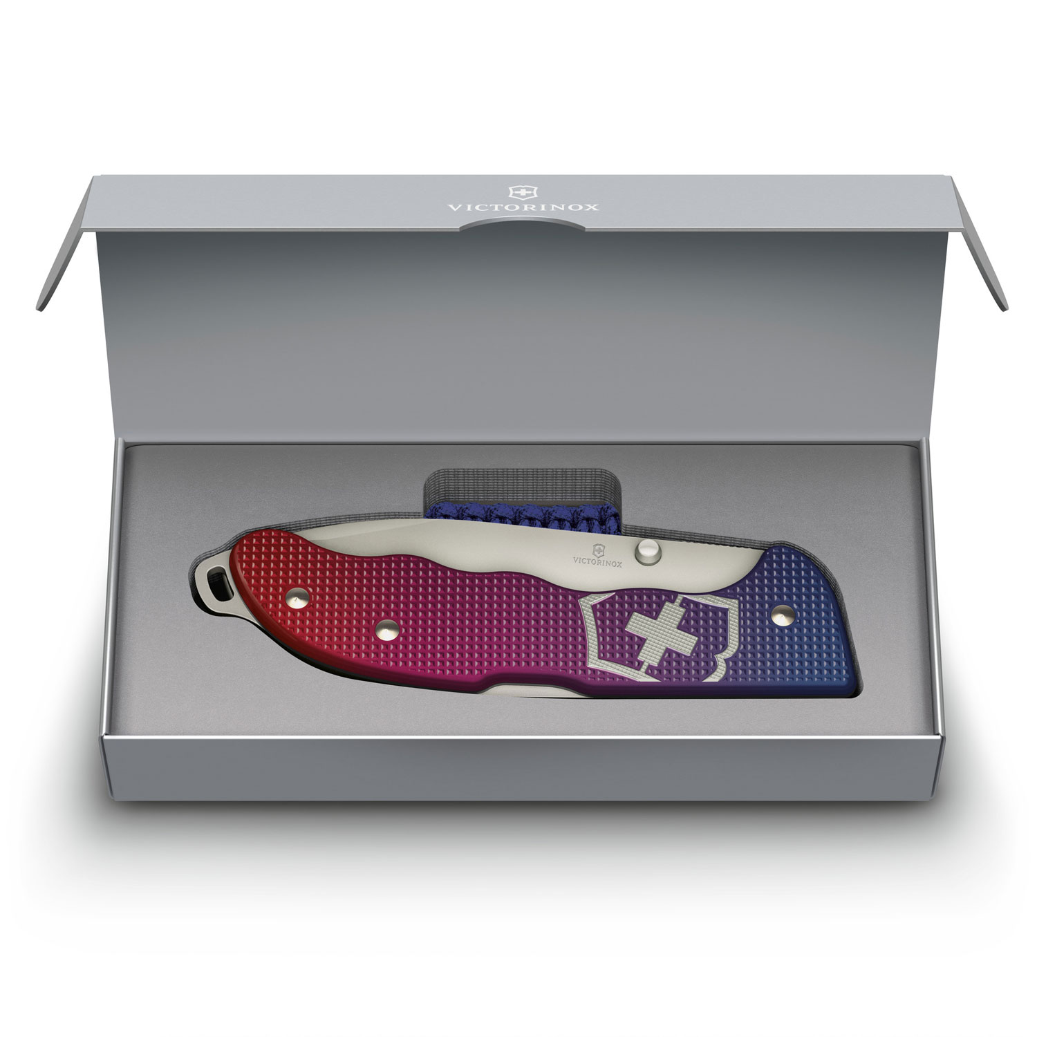 Victorinox Taschenmesser Evoke Alox Blue/Red Verpackung Victorinox Taschenmesser Evoke Alox Blue/Red Verpackung